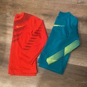 Nike size 7 boys long sleeve shirts